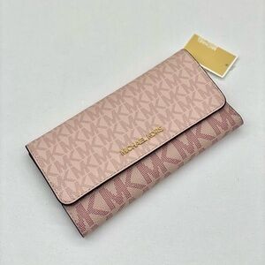 Michael Kors Trifold Wallet Powder Blush Multi